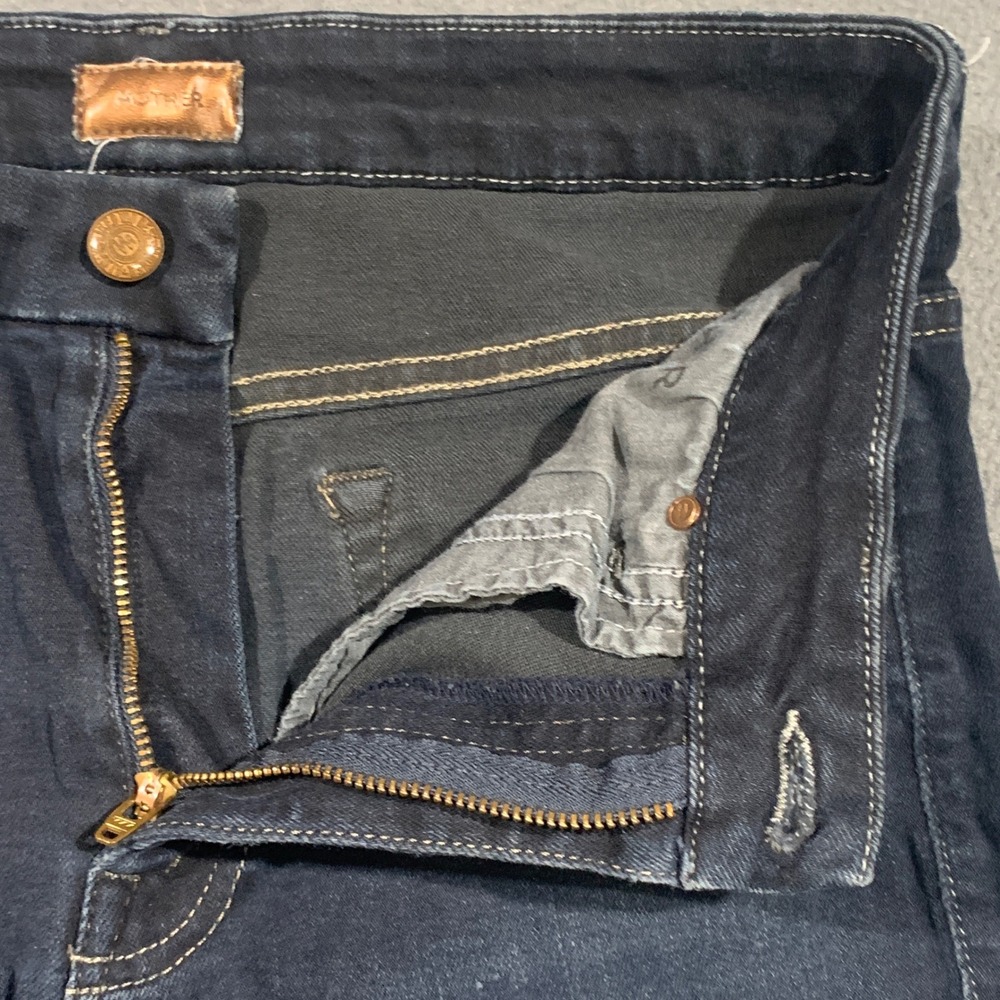 Mother Skinny Jeans Womens 29 Dark Wash Indigo Mid Rise Stretch Denim USA Made - Picture 8 of 8